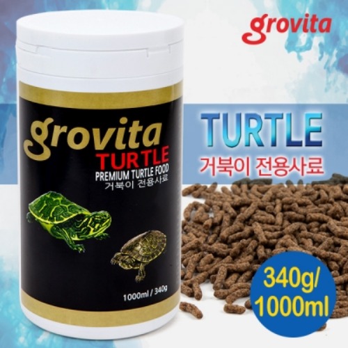 bizidduk그로비타(grovita) 거북이 전용사료 340g/1000ml