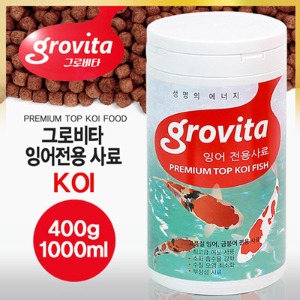 bizidduk그로비타(grovita) 잉어 전용사료 400g/1000ml